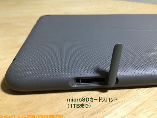 Fire HD 8 Plus（2022）microSDカードスロット